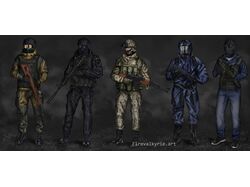 Soldiers concept