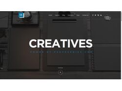 Адаптивная верстка landing-page: Creative Digital Agency.