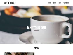 Лендінг сайту ''COFFEE HOUSE''