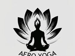 Логотип студии Йоги " Aero Yoga"
