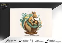 Логотип для магазина игрушек kengooru