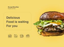 Landing page - Бургербар