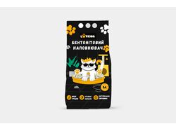 Дизайн упаковки кошачего наполнителя