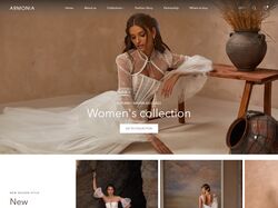 WEB-Верстка интернет-магазина салона свадебных платьев Armonia