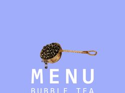 Меню для закладу BUBBLE TEA 