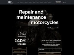 Сайт по ремонту мототехники