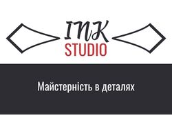 Візитівка для тату студії