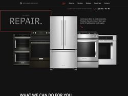 Вёрстка сайта Appliance Specialist