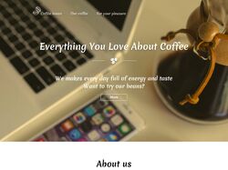 Создал сайт по продаже кофе