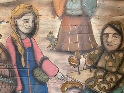 роспись стены 