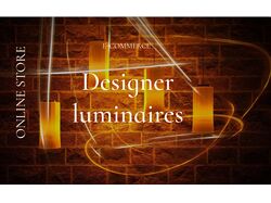 E-commerce/Online store of designer luminaires