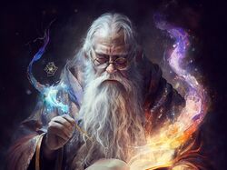 Рисунок старого мудреца 