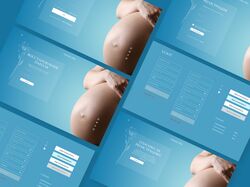 Форма регистрации для клуба беременных, UI-kit