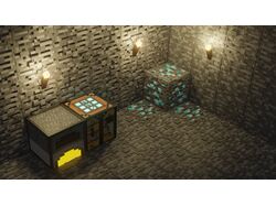 Пещера из Маинкрафта / Minecraft cave