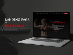 Дизайн сайта для Спортивного клуба 