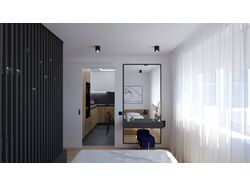 Визуализация, интерьеры квартиры и классная комната в школе, 3ds max