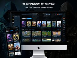 The Kingdom of Games. Web platform for mobile games