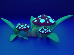 3-D модель грибочков