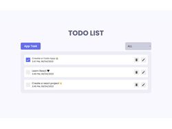 Todo лист для задач