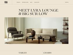Fogia furniture corporate website