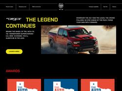 Dodge Ram trx Corporate website redesign