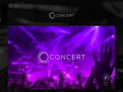 landing page for organizing concerts