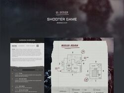 Дизайн интерфейса для видеоигры в жанре shooter UI UX design
