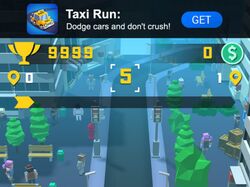 3D - Playable ads:  Taxi Run
