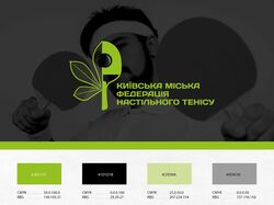 Фирменный стиль для федерации настольного тенниса
