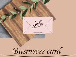 Business card for the workshop '' Anushka ''