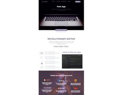 Приклад адаптивного дизайну сайту Forkio
