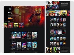 Desing landing page \ Gaming store