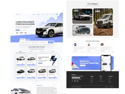 Desing landing page / CarRent