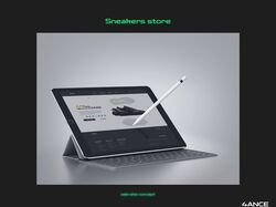 Sneakers store concept