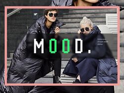 UI / UX Landing page "MOOD" - ИМ модных женских пуховиков