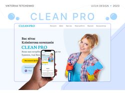 Cleaning company / Landing Page