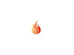 burning house