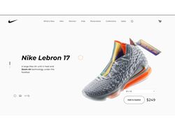 Слайдер презентация NIke.