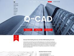 Проект корпоративного сайта компании Q-CAD
