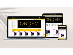 Адаптивная вёрстка интернет-магазина Ondem
