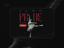  LANDING PAGE Dance Studio Pride