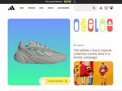 E-commerce Redesign Adidas. Colored blocks