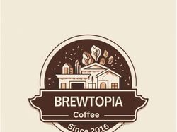 Логотип для кав'ярні "Brewtopia"