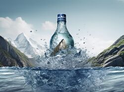 Пример рекламы воды