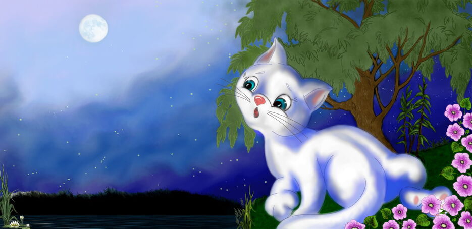 cat calling her kittens.jpg