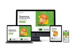 Адаптивная верстка многостраничного сайта "Cat Energy" 