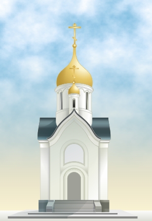 Векторная графика. Часовня, Новосибирск.jpg