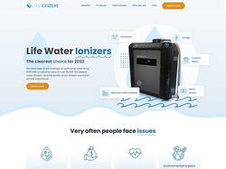 Landing page for water devices company!