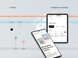 Web page for the 3d artist