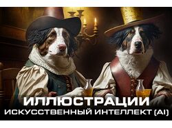 Профессиональные иллюстрации на Нейросети, Mid Journey, ИИ, AI